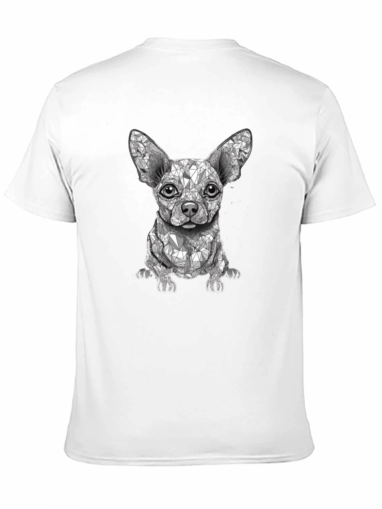 Geometric Chihuahua Graphic Tee