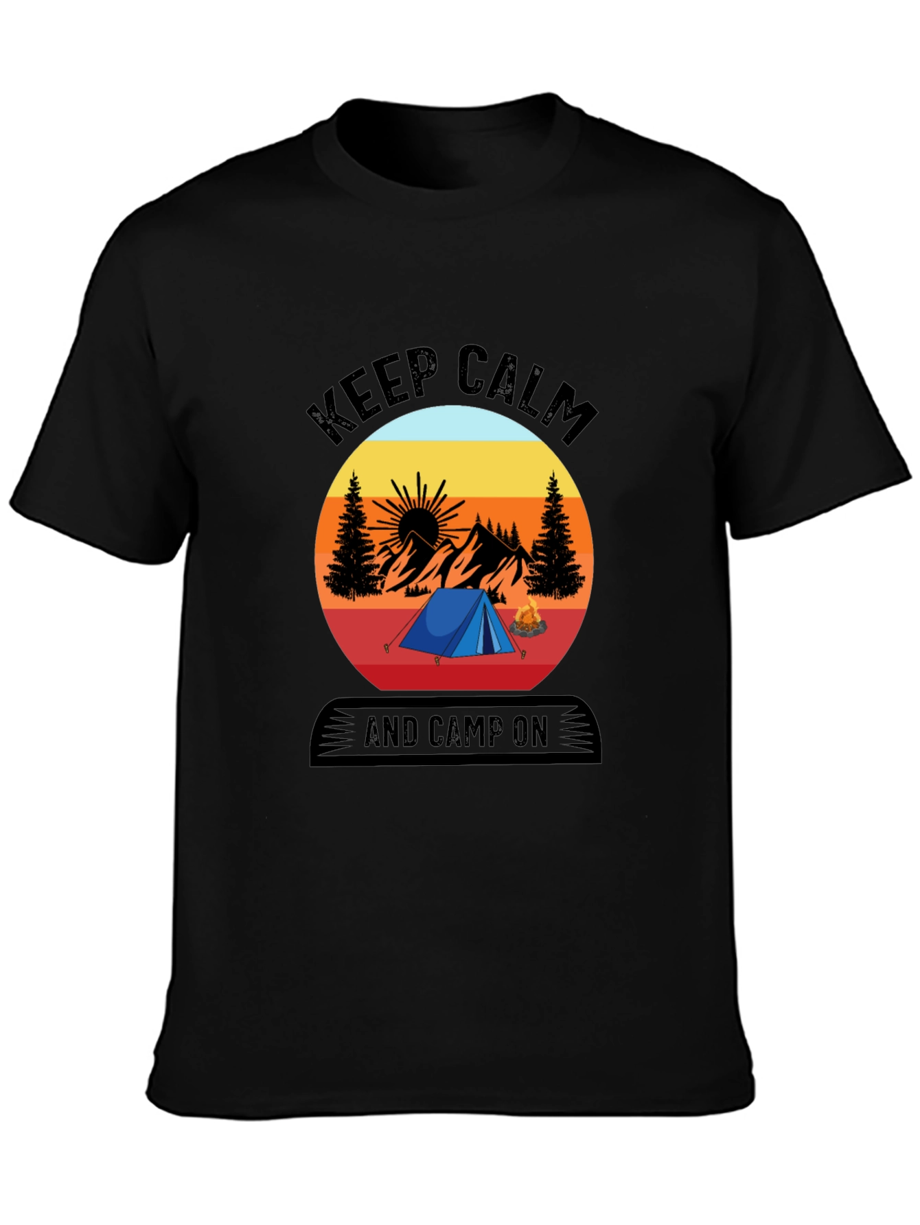 Keep Calm and Camp On T-Shirt