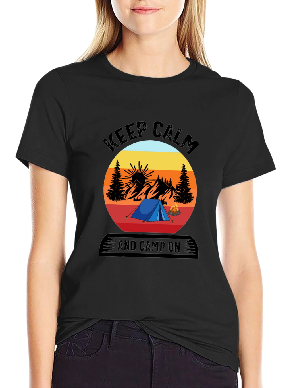 Keep Calm and Camp On T-Shirt