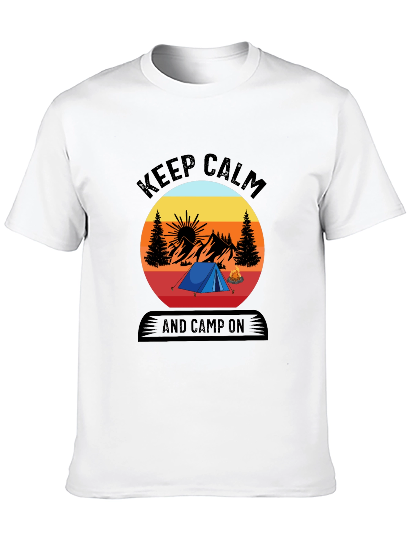 Keep Calm and Camp On T-Shirt