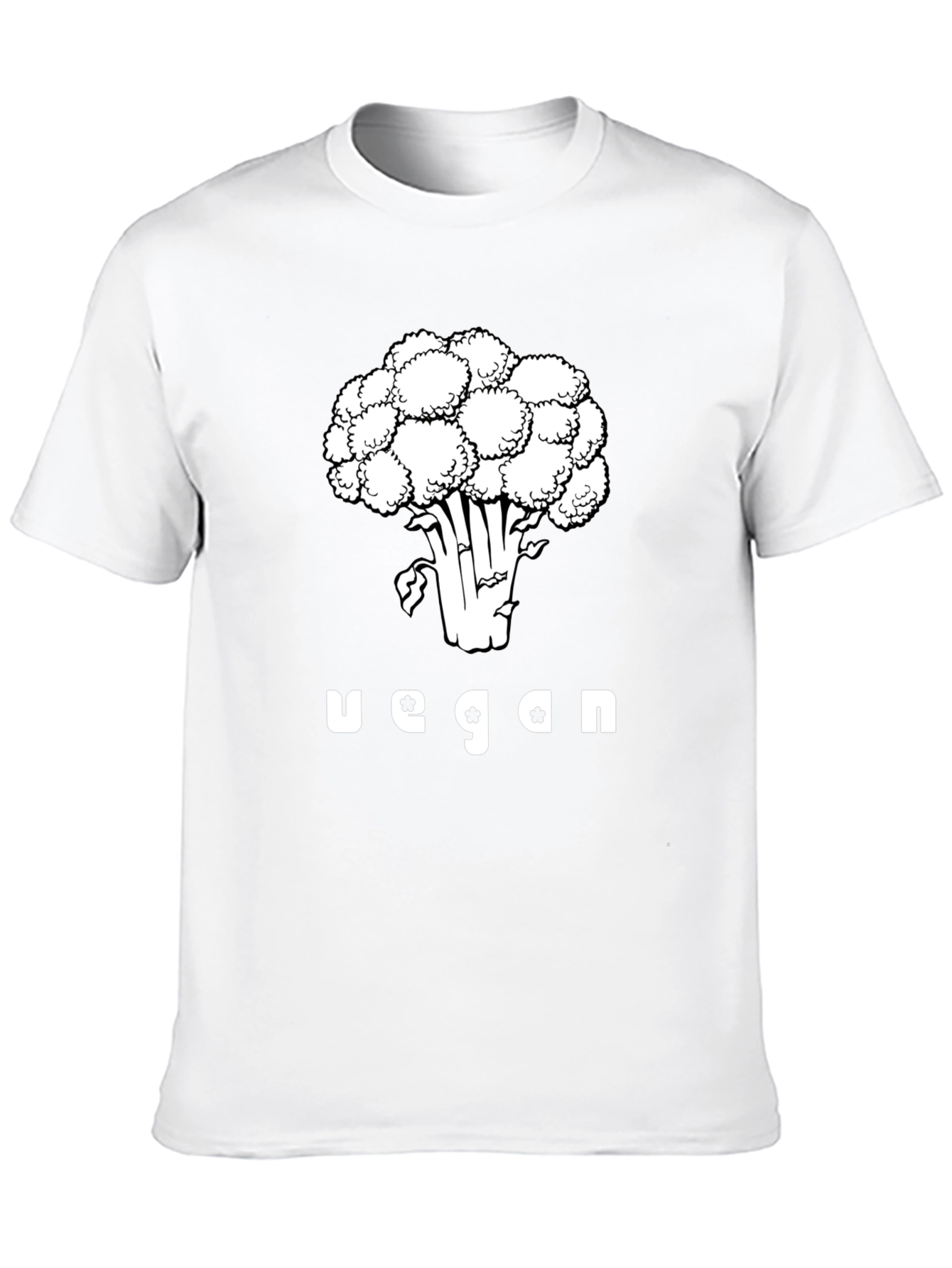 Vegan Broccoli Graphic T-Shirt