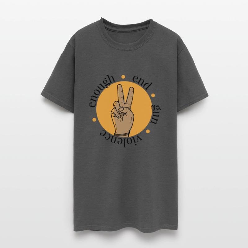 Enough End Gun Violence Peace Sign End Violence