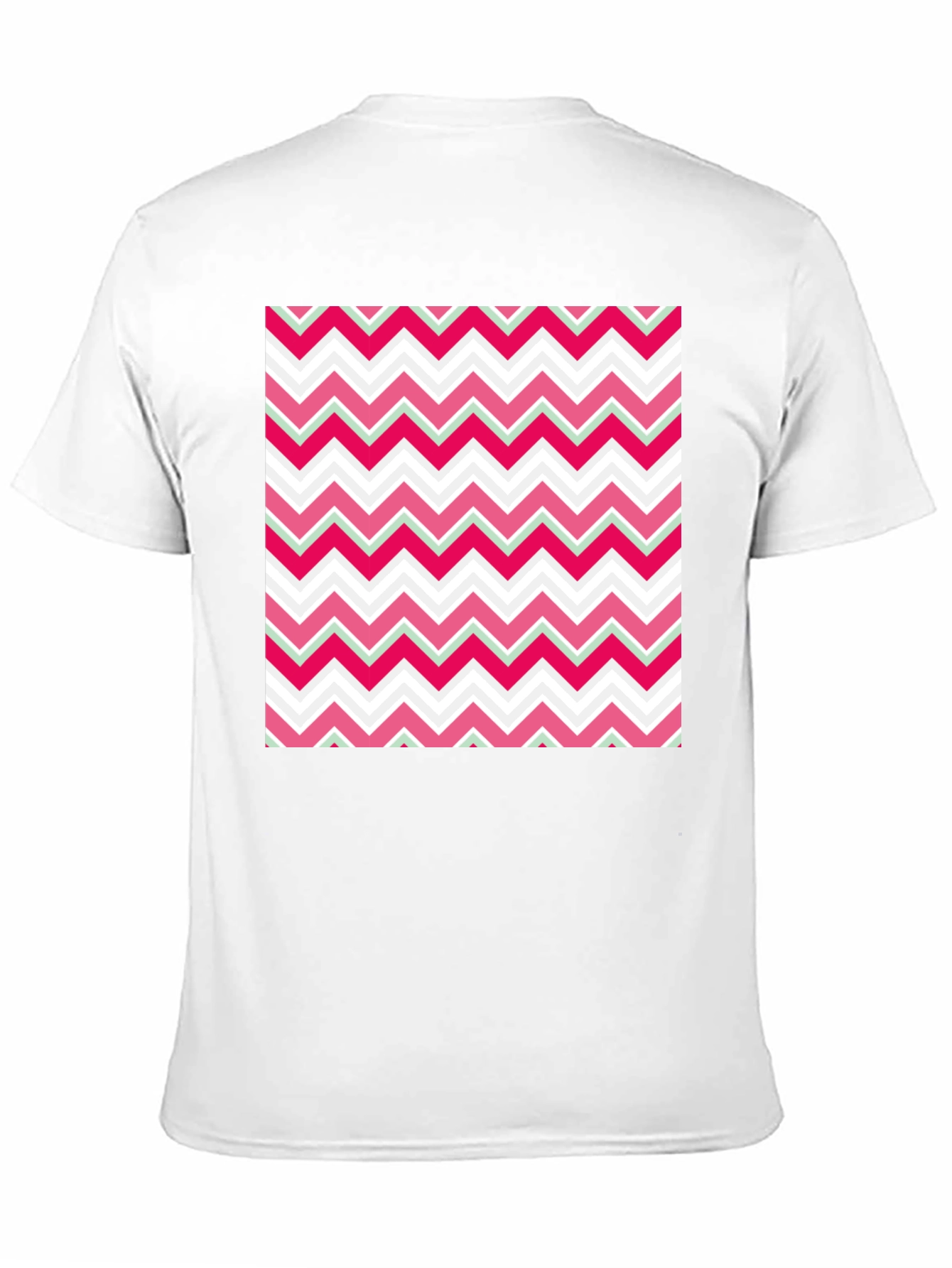 Zigzag Pattern T-Shirt - Modern Style