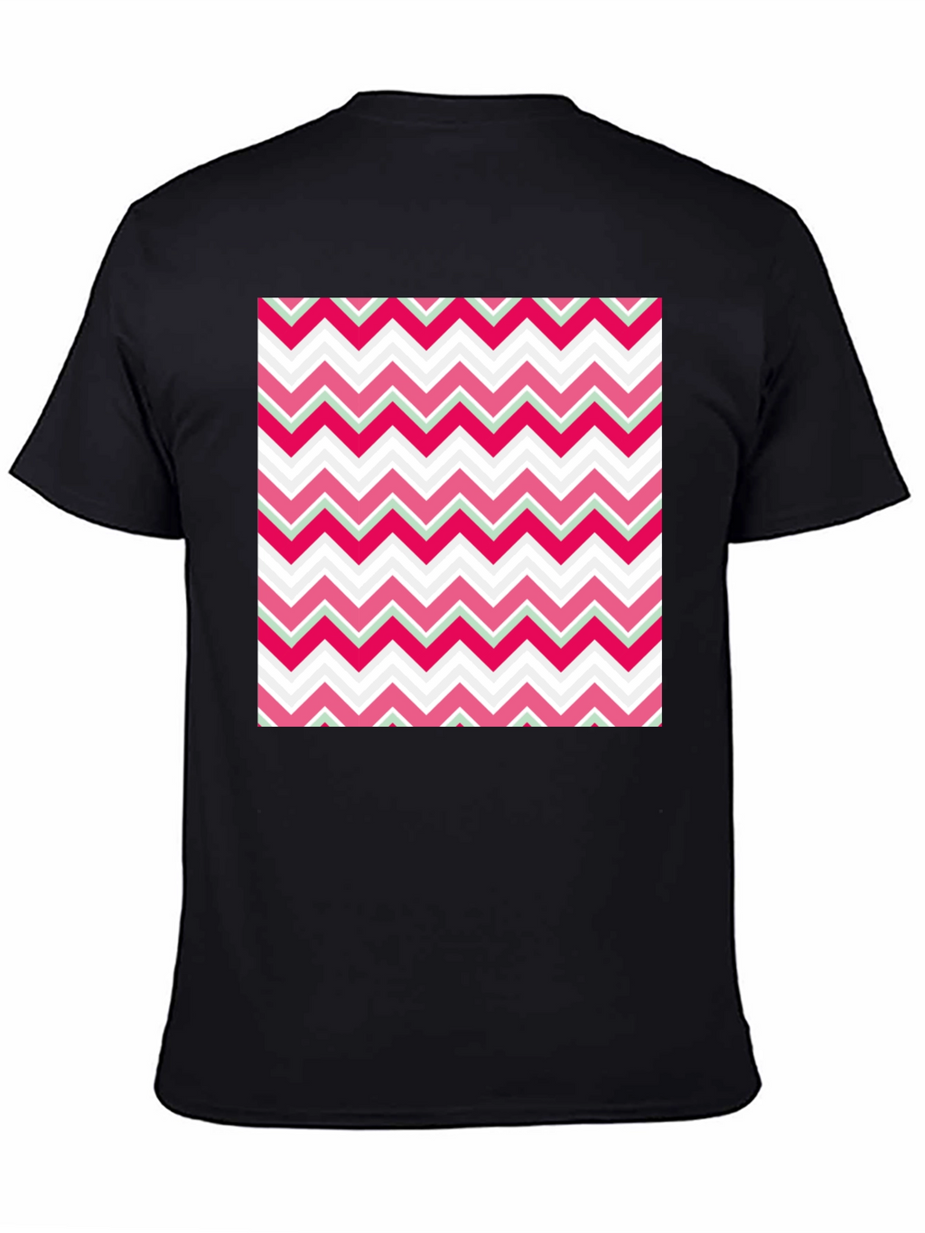 Zigzag Pattern T-Shirt - Modern Style