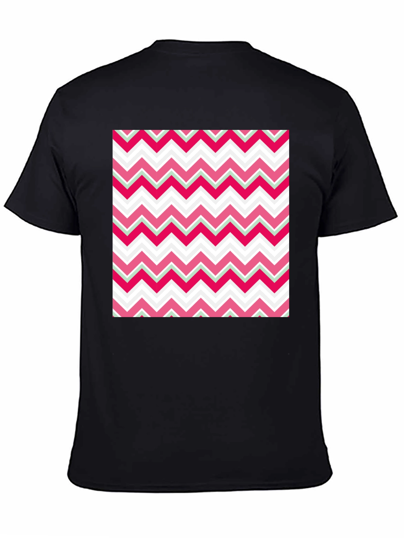 Zigzag Pattern T-Shirt - Modern Style