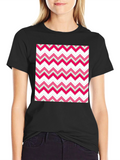 Zigzag Pattern T-Shirt - Modern Style