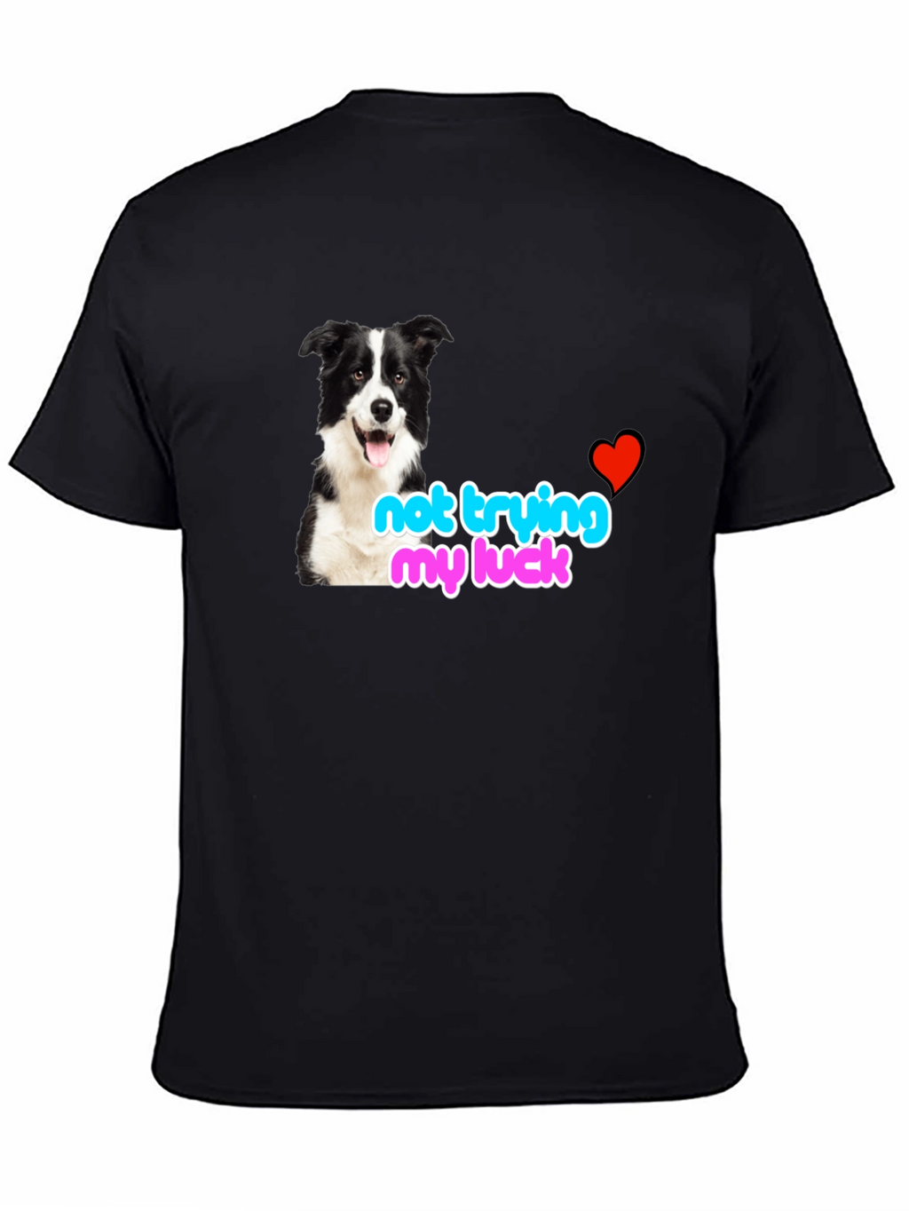 Funny Dog Lover Tee - Not Trying My Luck