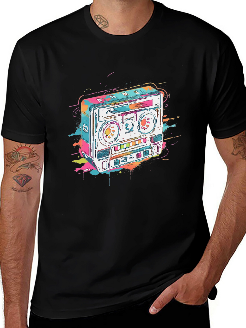 Retro Cassette Tape Graphic Tee