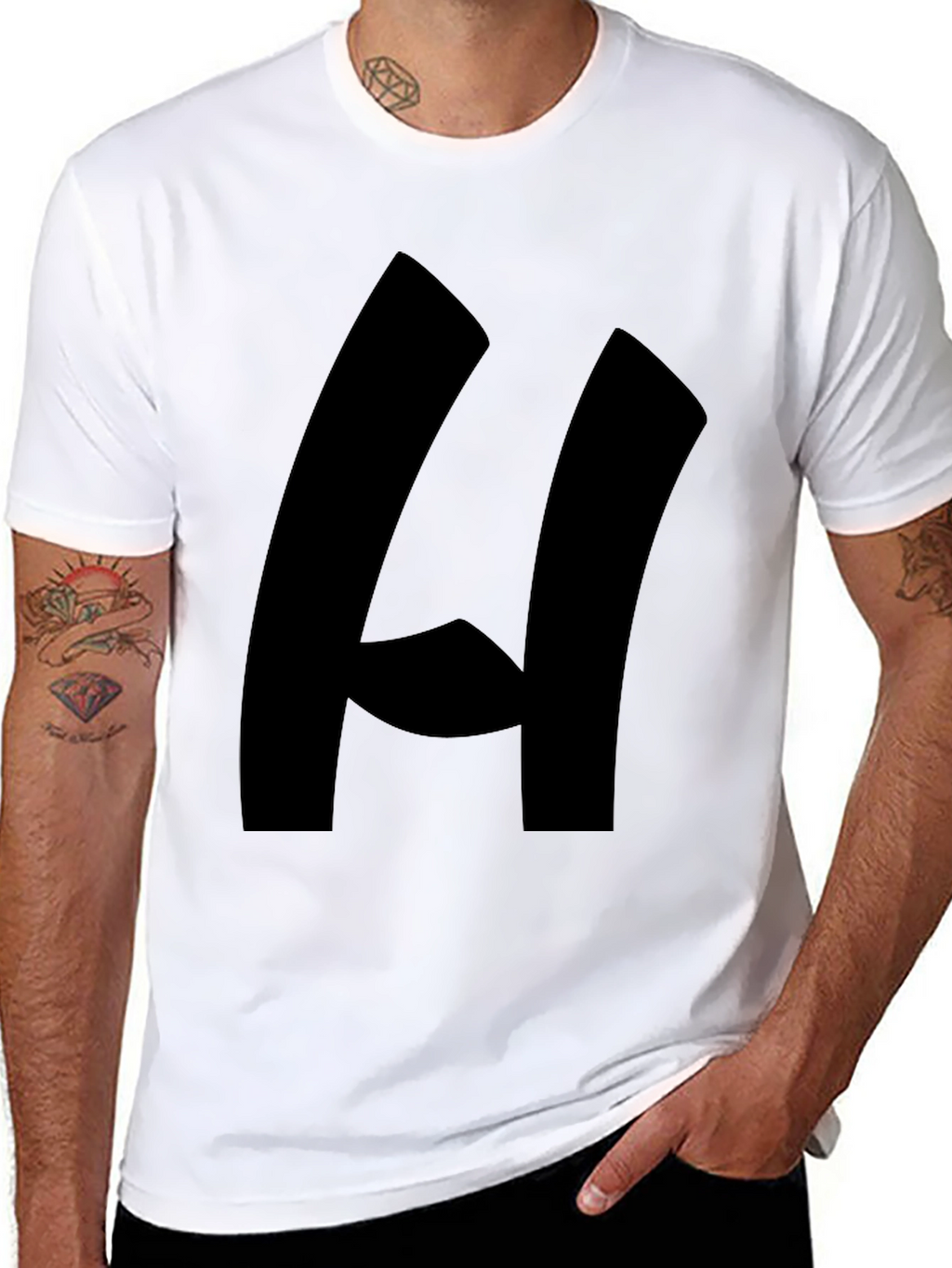 Bold Graphic Black T-Shirt