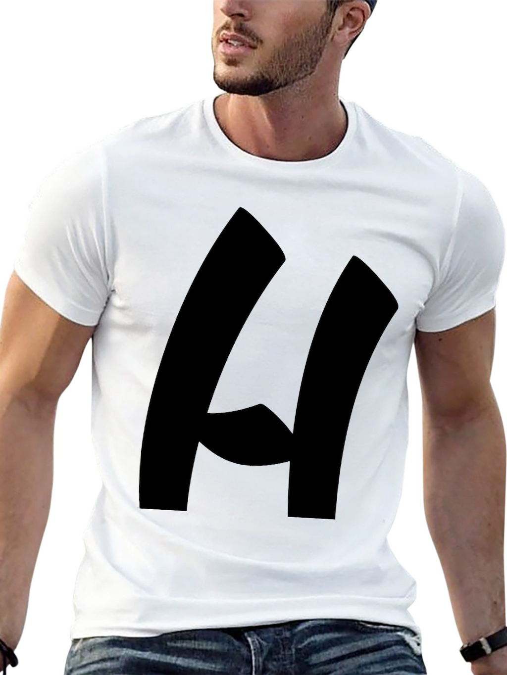 Bold Graphic Black T-Shirt