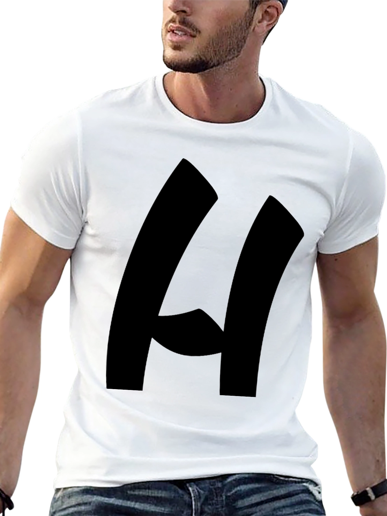 Bold Graphic Black T-Shirt