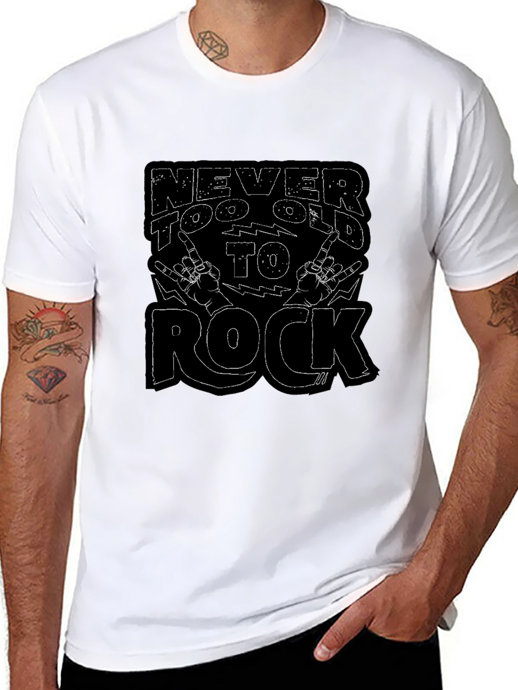 Never Too Old to Rock T-Shirt