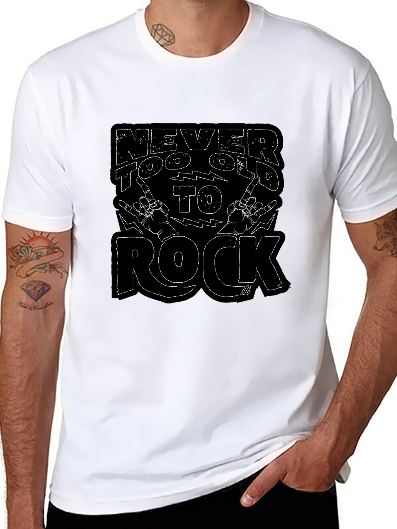 Never Too Old to Rock T-Shirt