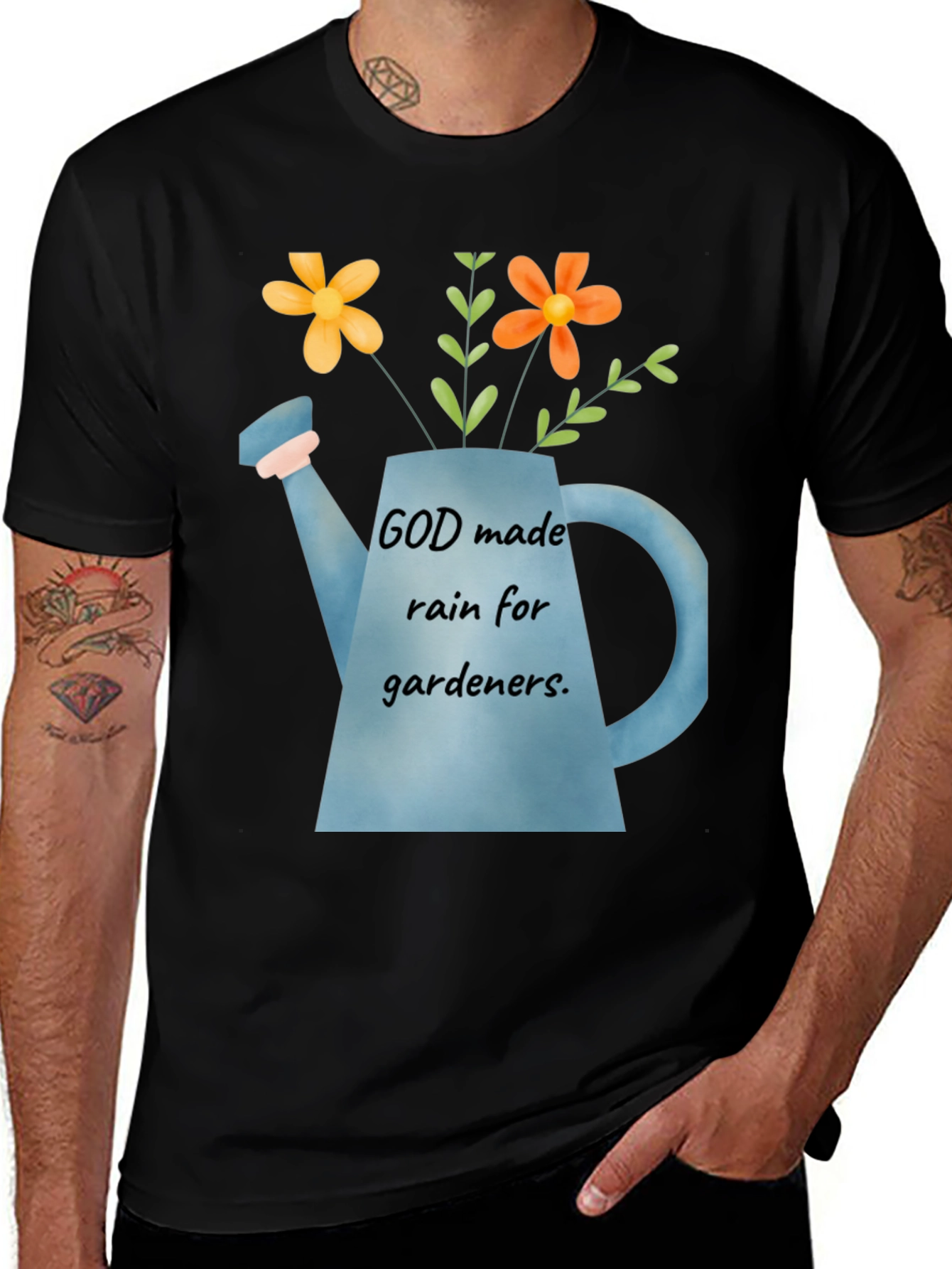 God Made Rain for Gardeners T-Shirt