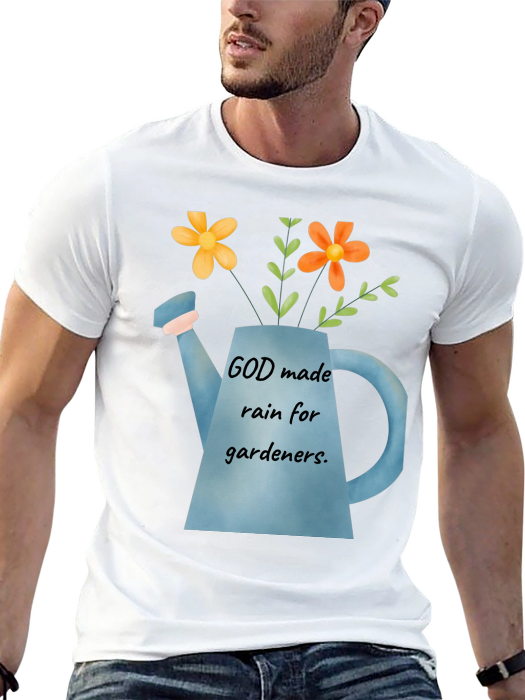 God Made Rain for Gardeners T-Shirt
