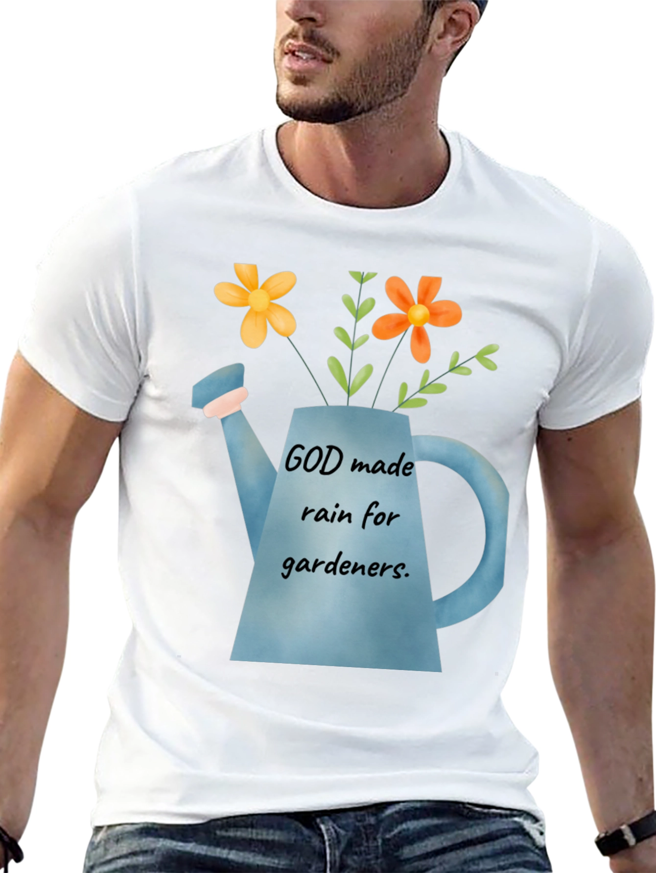 God Made Rain for Gardeners T-Shirt