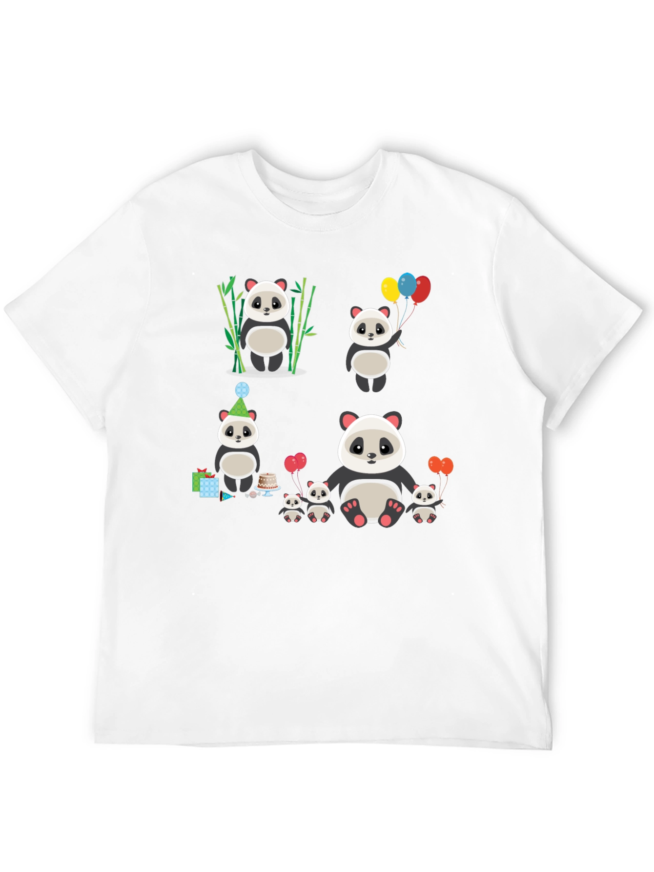 Cute Panda Family T-Shirt