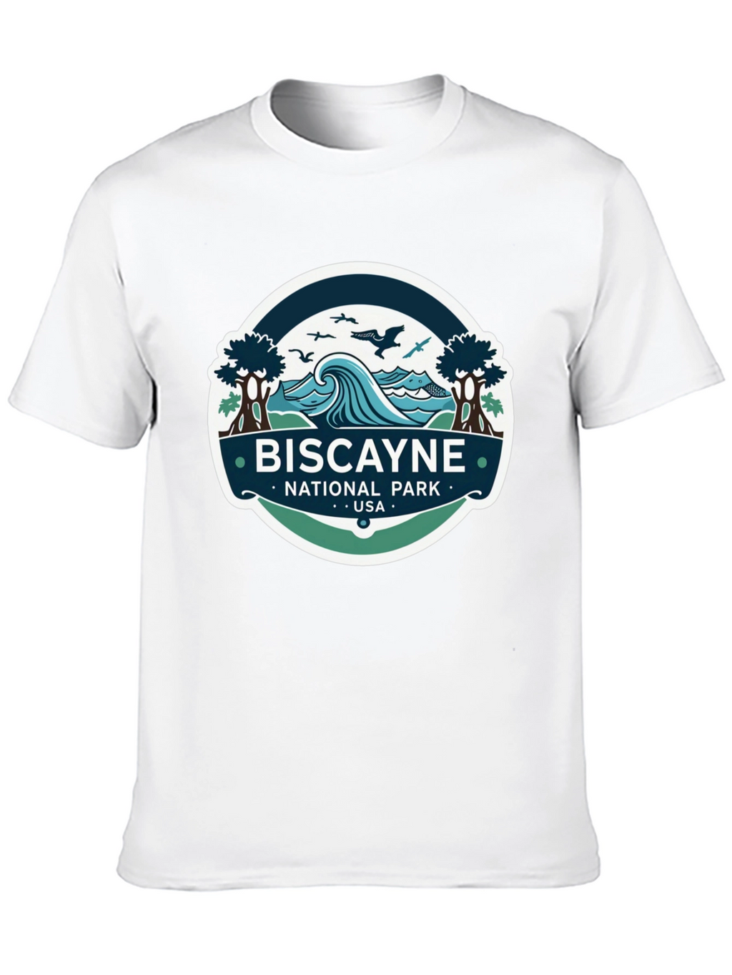 Biscayne National Park T-Shirt Black Cotton Tee
