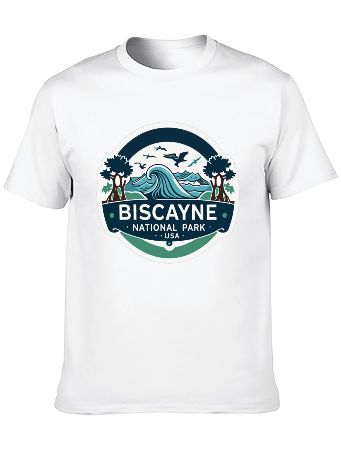 Biscayne National Park T-Shirt Black Cotton Tee