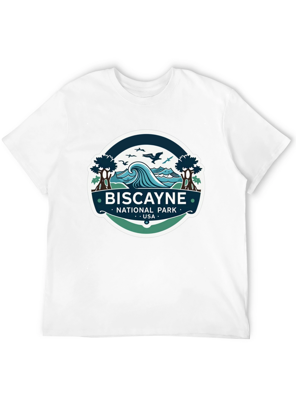 Biscayne National Park T-Shirt Black Cotton Tee