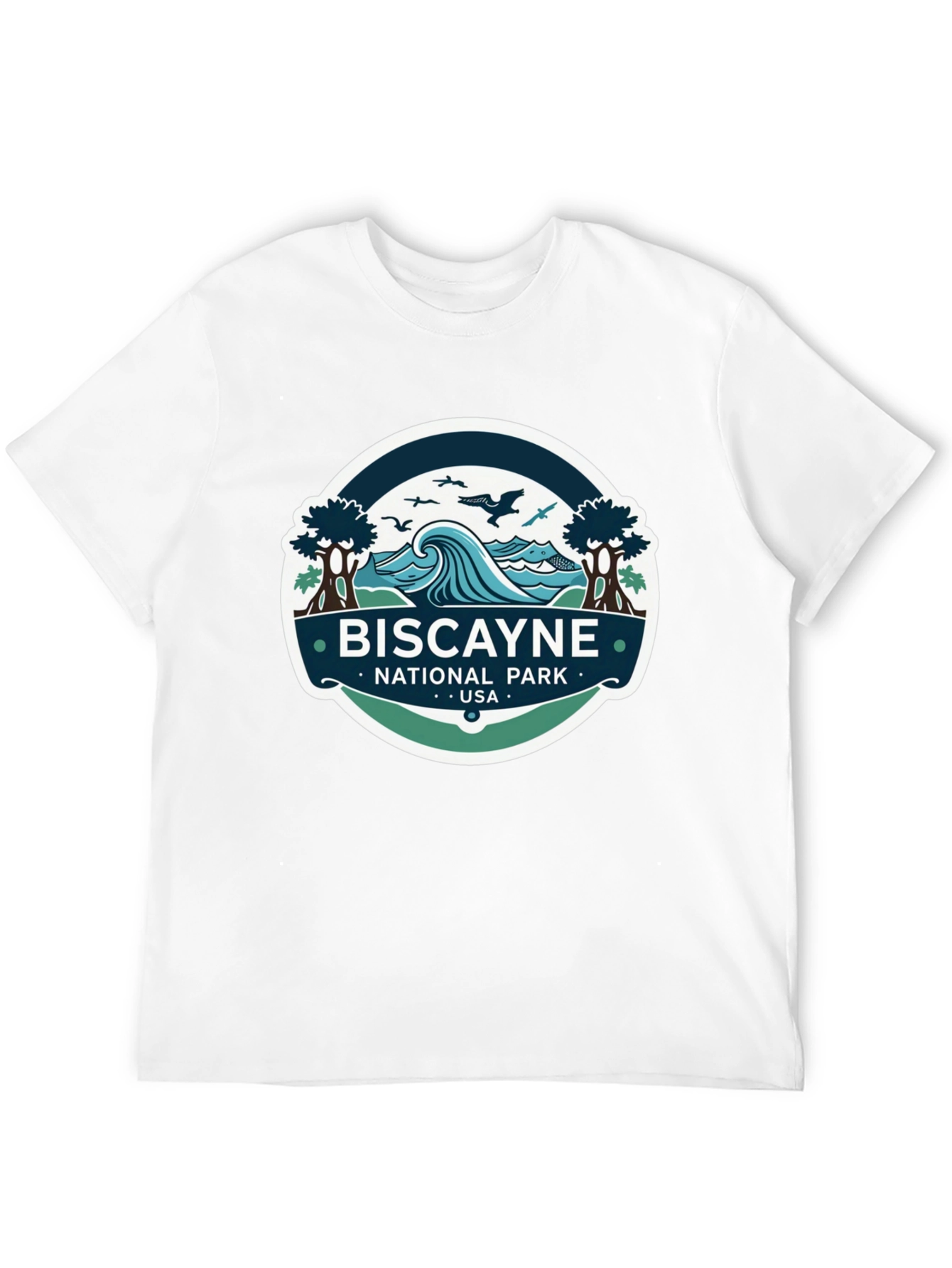 Biscayne National Park T-Shirt Black Cotton Tee