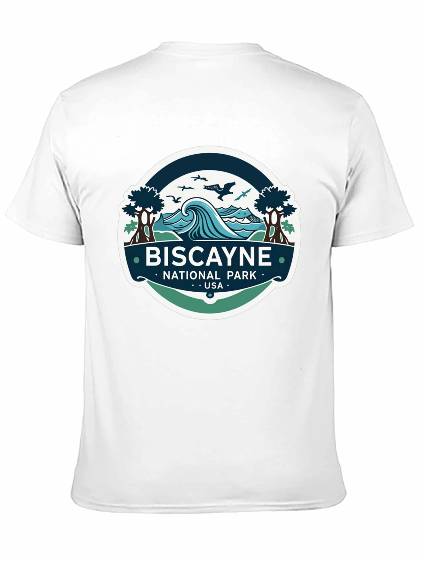 Biscayne National Park T-Shirt Black Cotton Tee