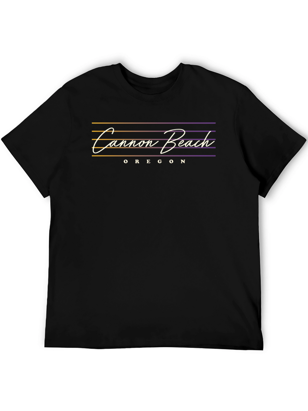 Cannon Beach Oregon T-Shirt - Retro Style