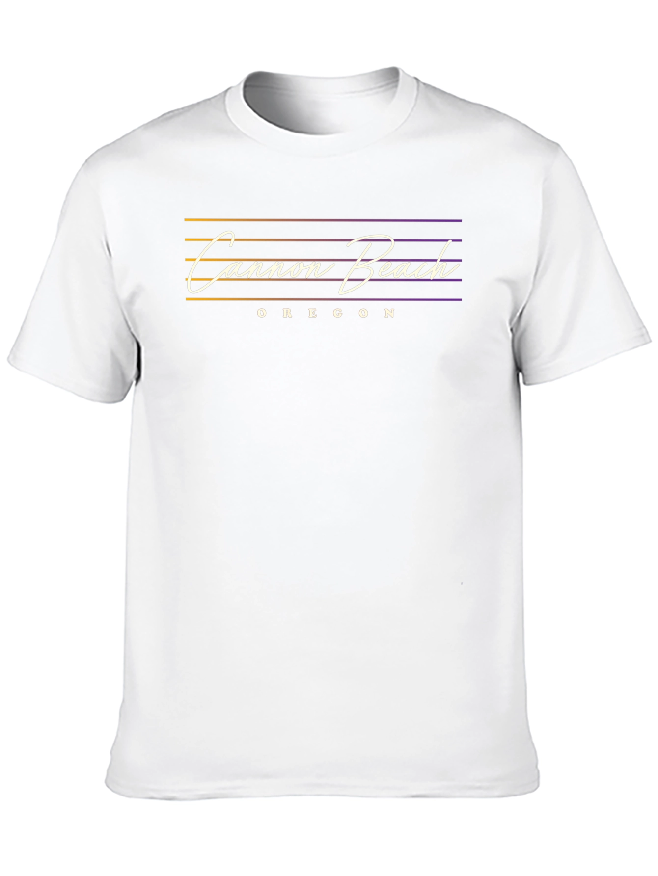Cannon Beach Oregon T-Shirt - Retro Style