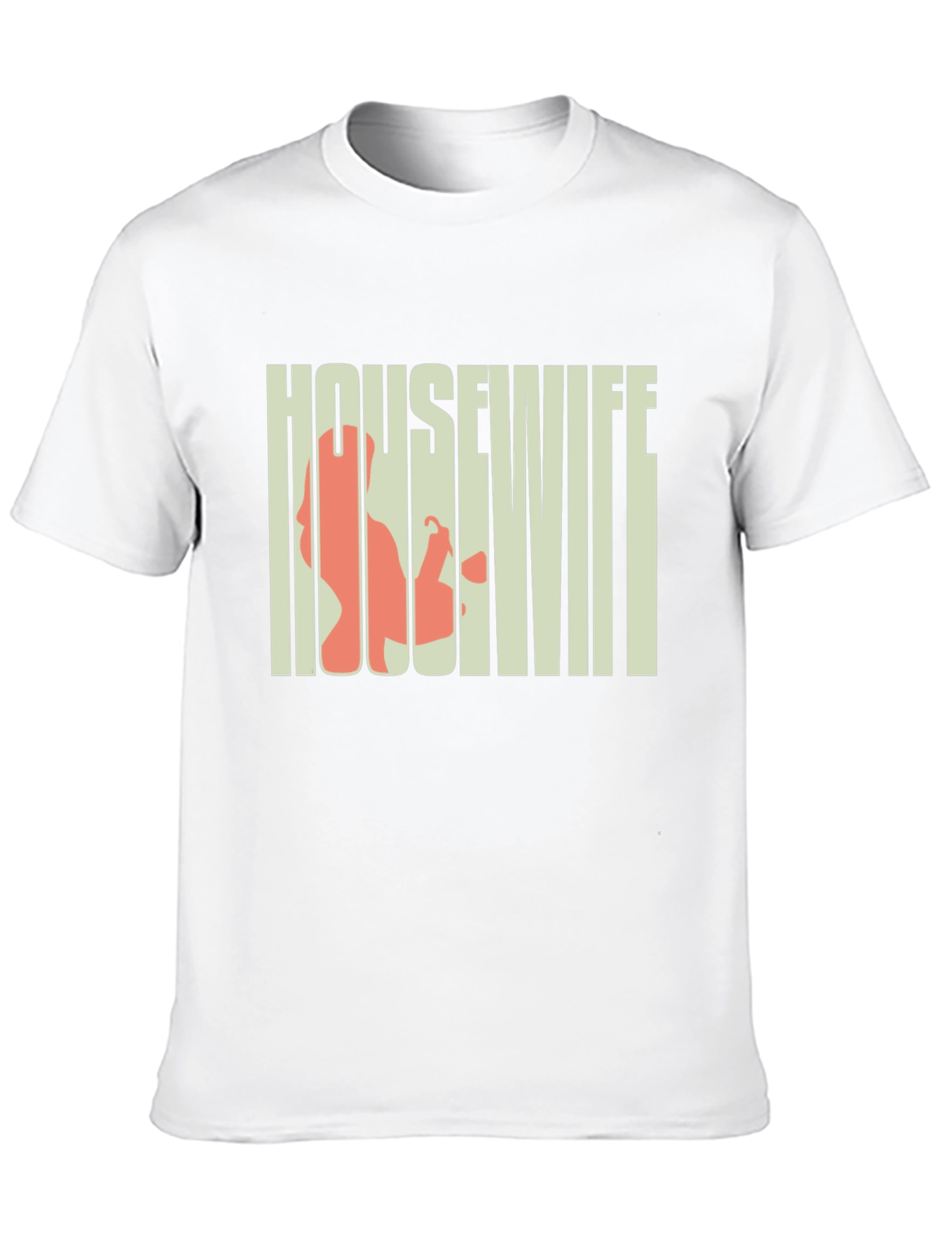 Housewife Graphic Tee - Black Crew Neck T-Shirt