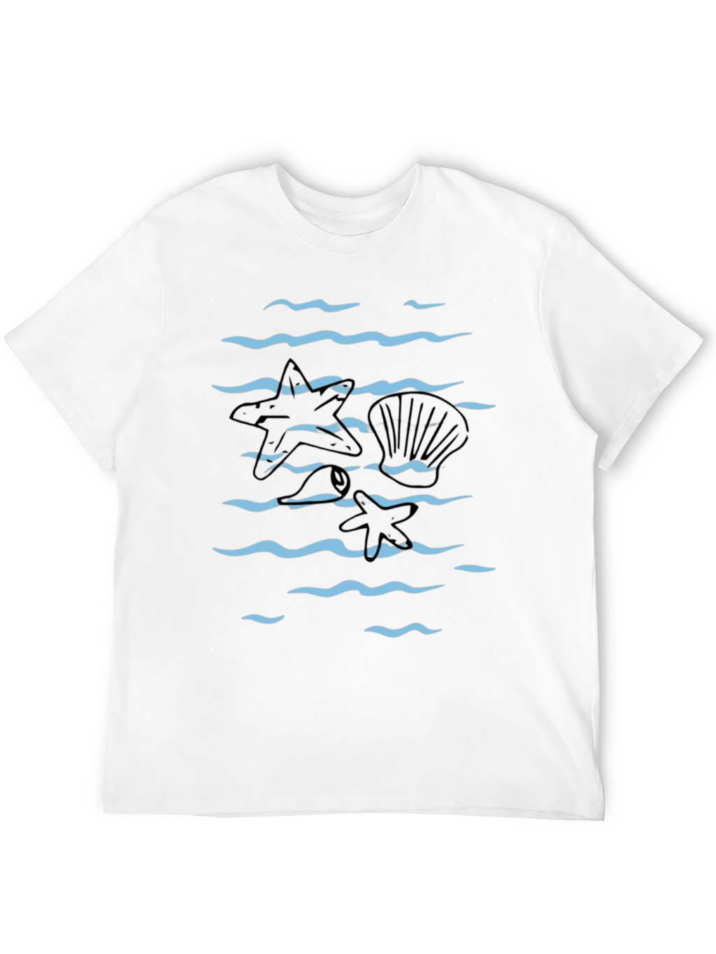 Ocean Wave Starfish Graphic Tee