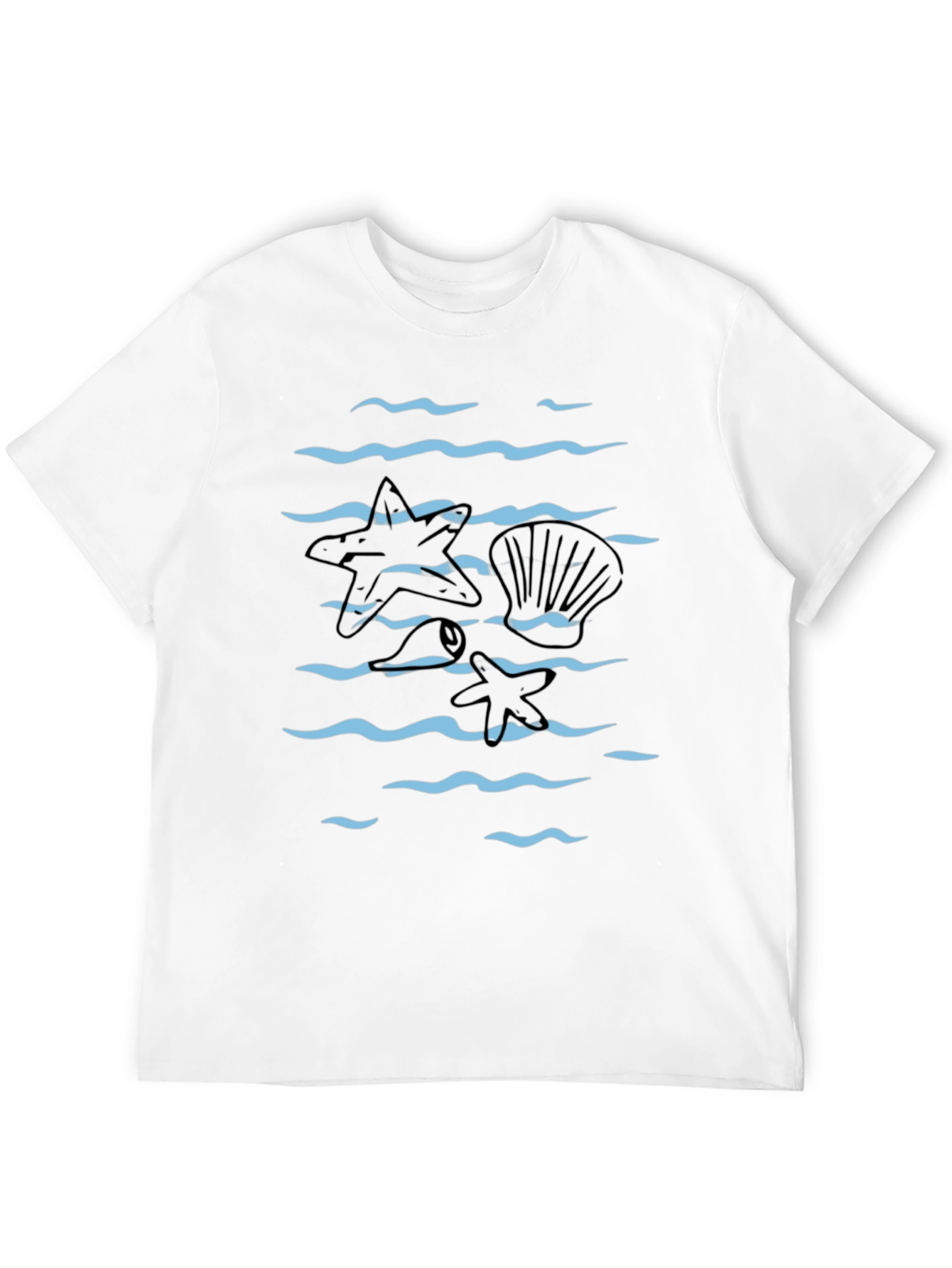 Ocean Wave Starfish Graphic Tee