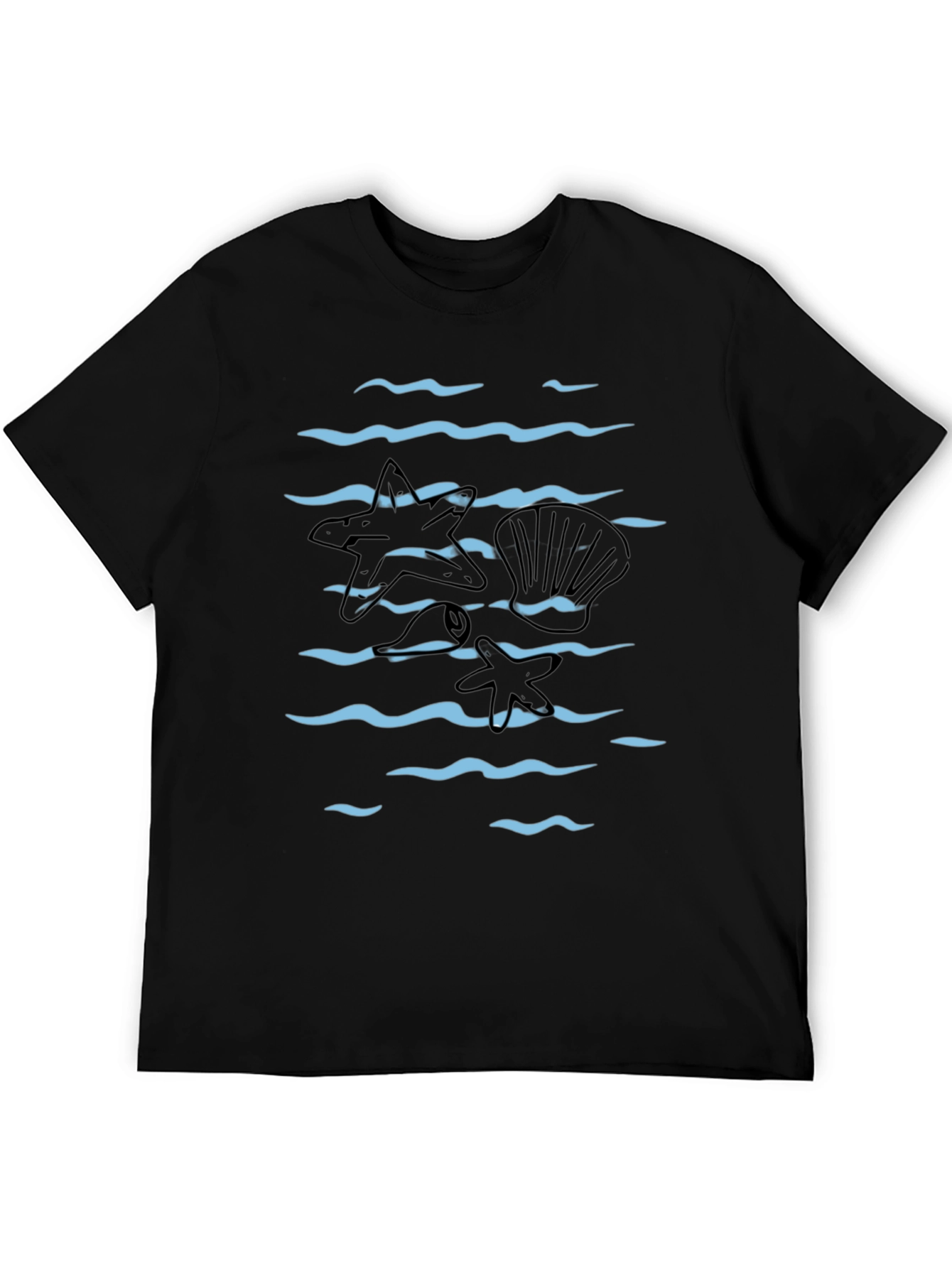 Ocean Wave Starfish Graphic Tee