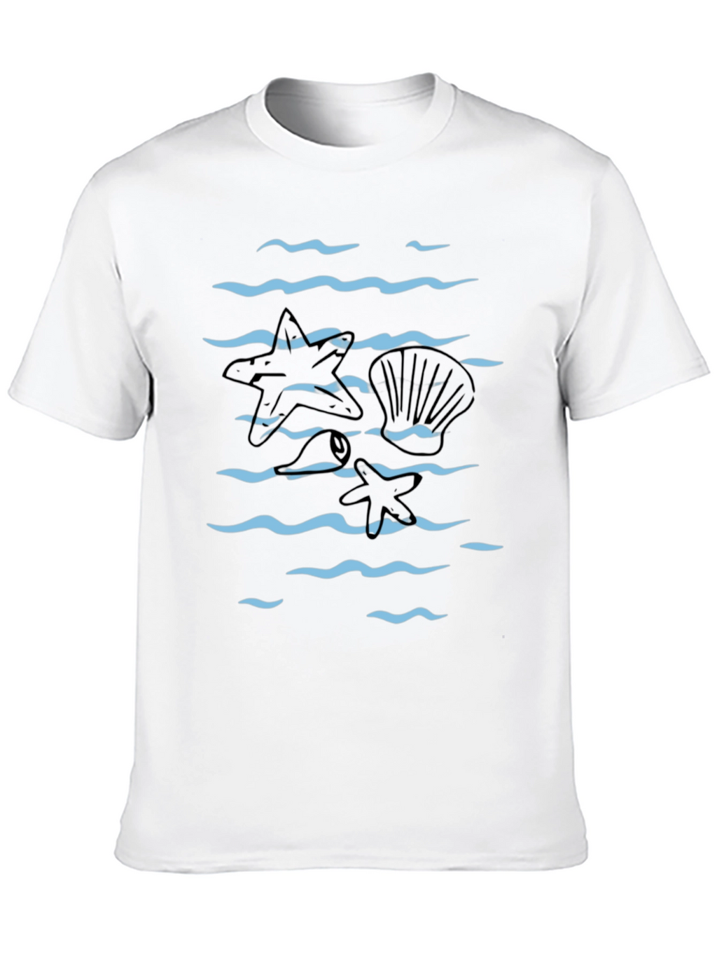 Ocean Wave Starfish Graphic Tee