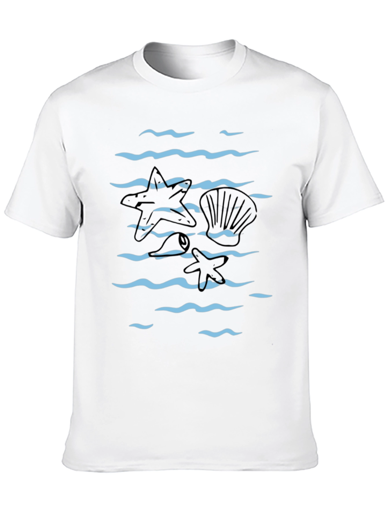 Ocean Wave Starfish Graphic Tee