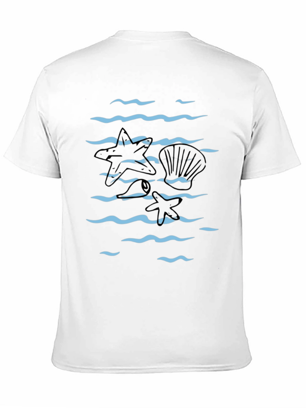 Ocean Wave Starfish Graphic Tee