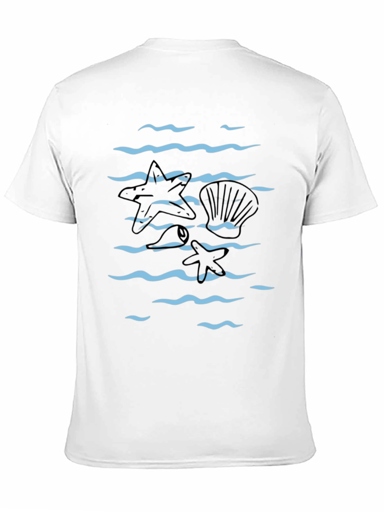 Ocean Wave Starfish Graphic Tee