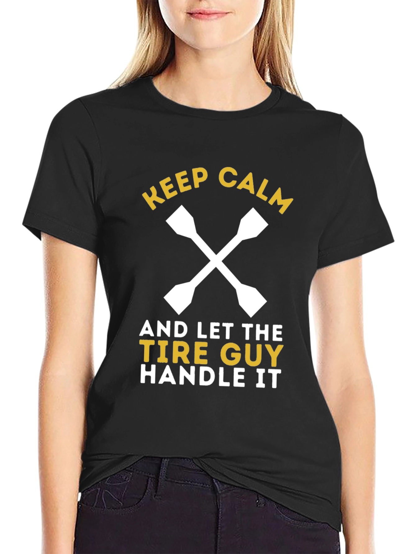 Keep Calm Tire Guy T-Shirt