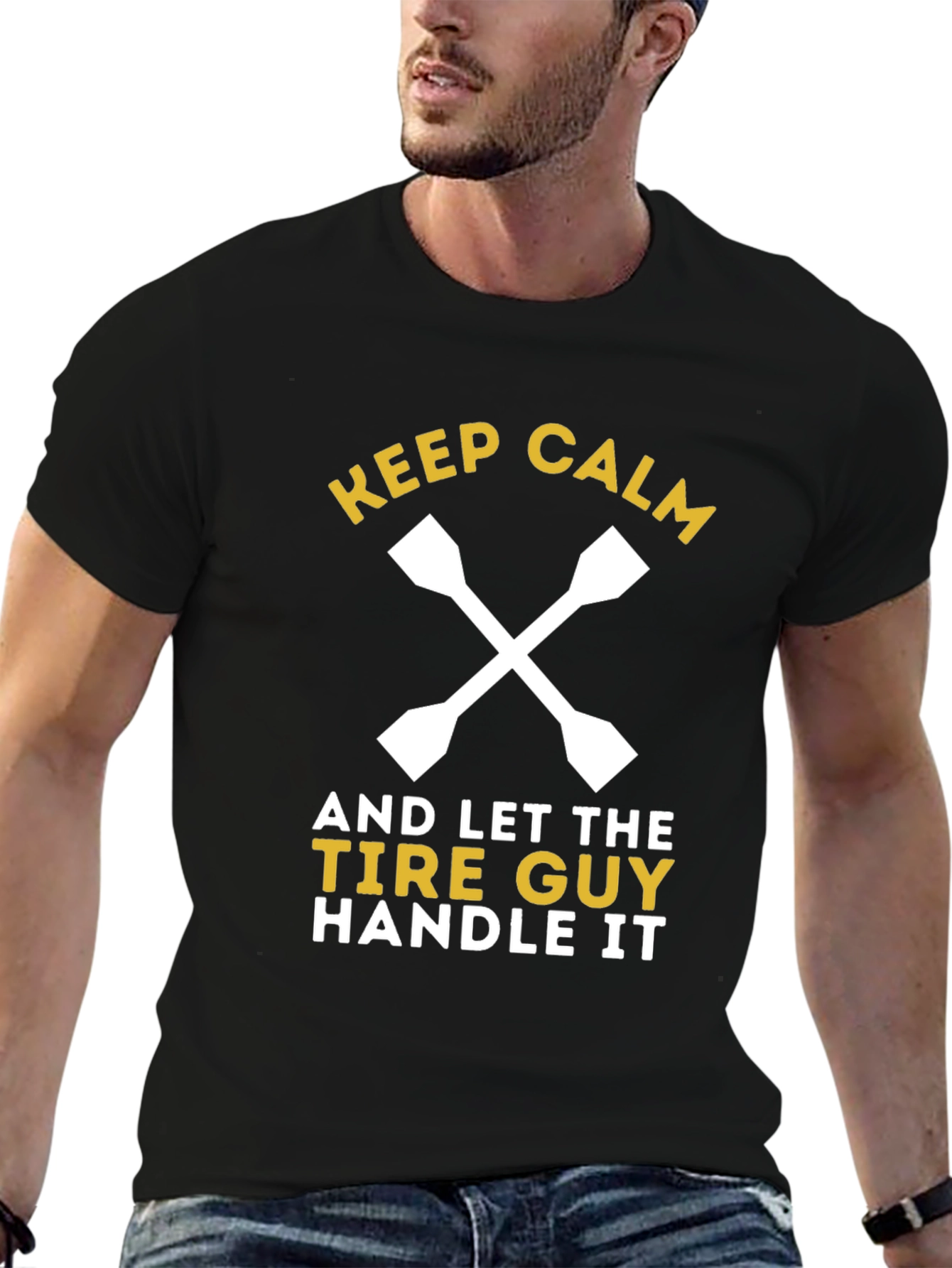 Keep Calm Tire Guy T-Shirt