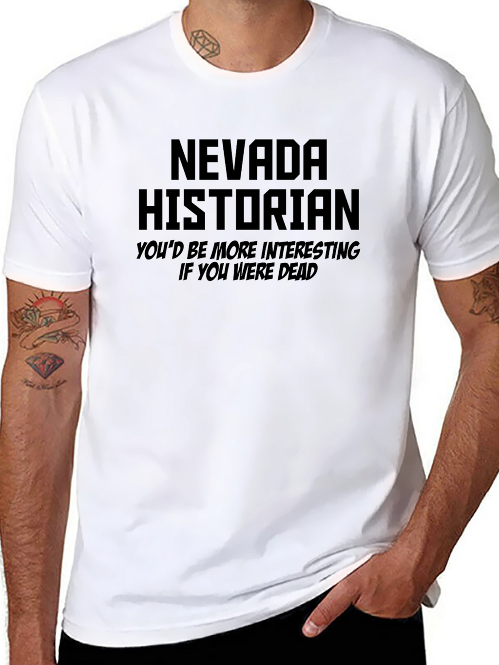 Nevada Historian Graphic Novelty T-Shirt
