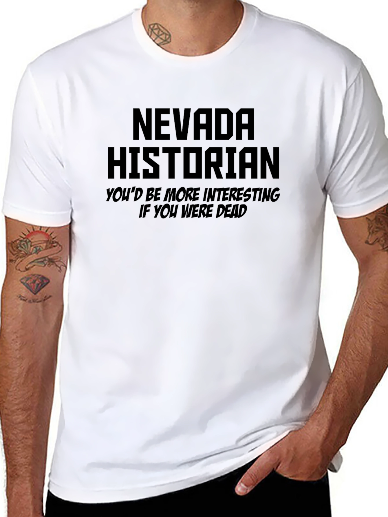 Nevada Historian Graphic Novelty T-Shirt