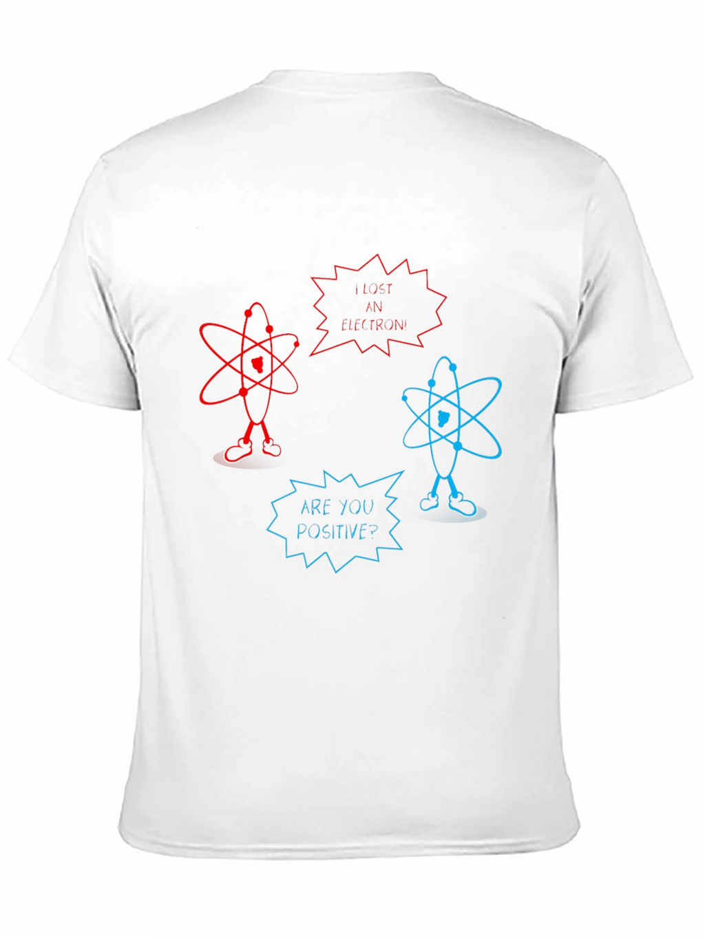 Funny Science Atom Pun Black T-Shirt