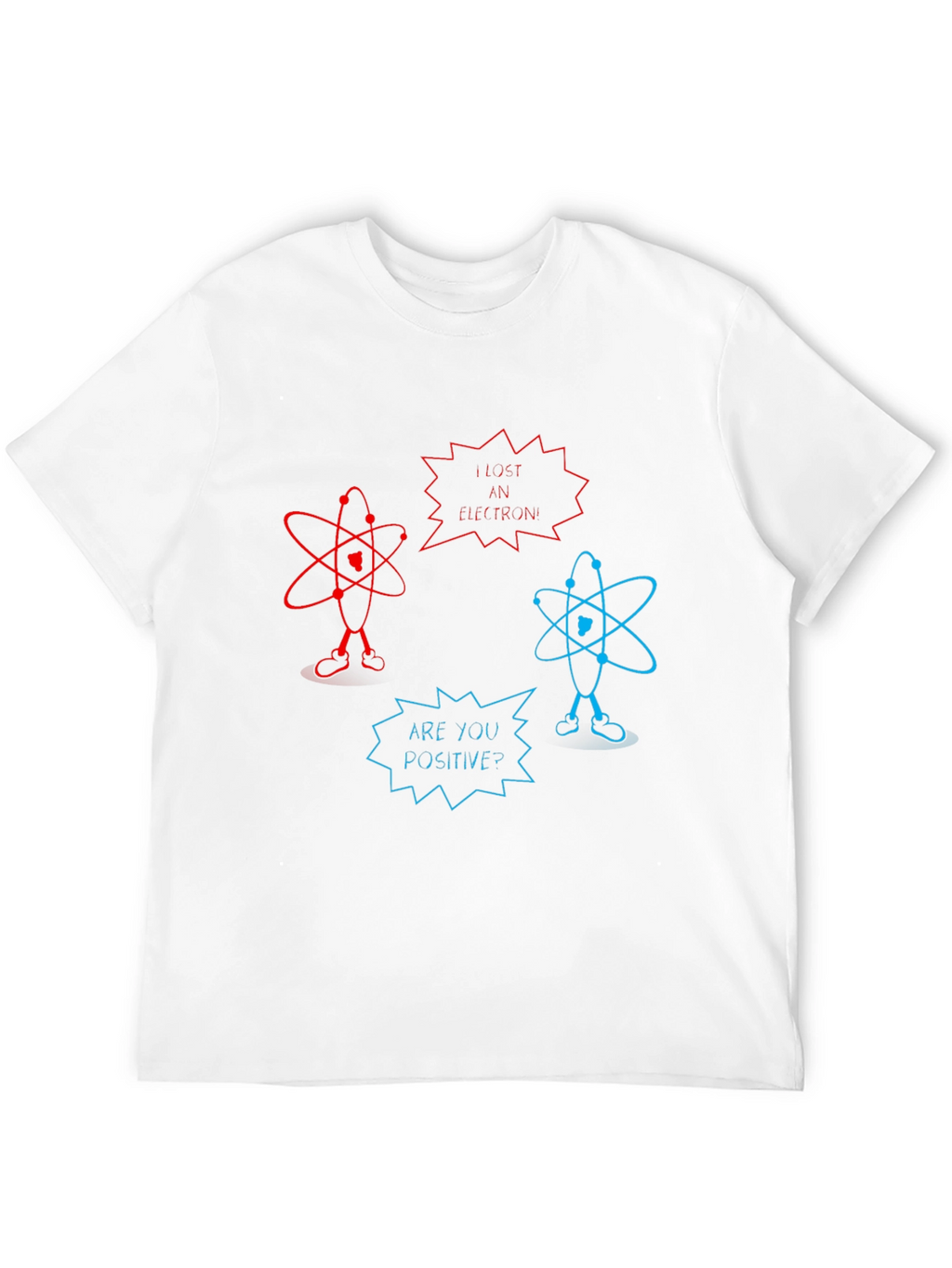 Funny Science Atom Pun Black T-Shirt