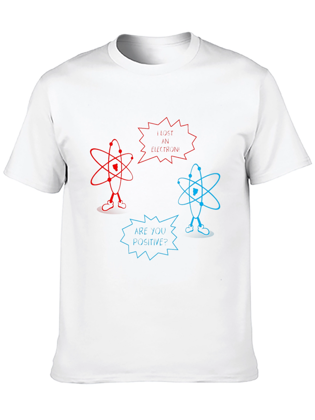 Funny Science Atom Pun Black T-Shirt