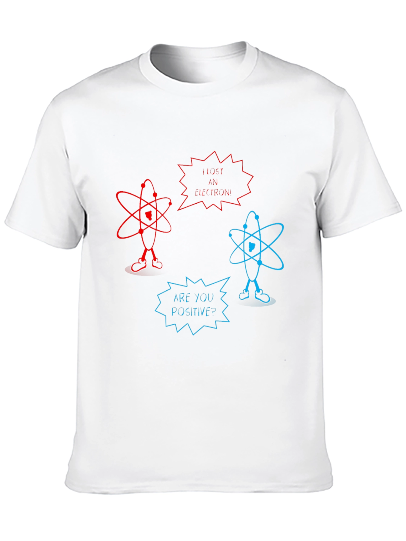 Funny Science Atom Pun Black T-Shirt