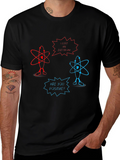 Funny Science Atom Pun Black T-Shirt