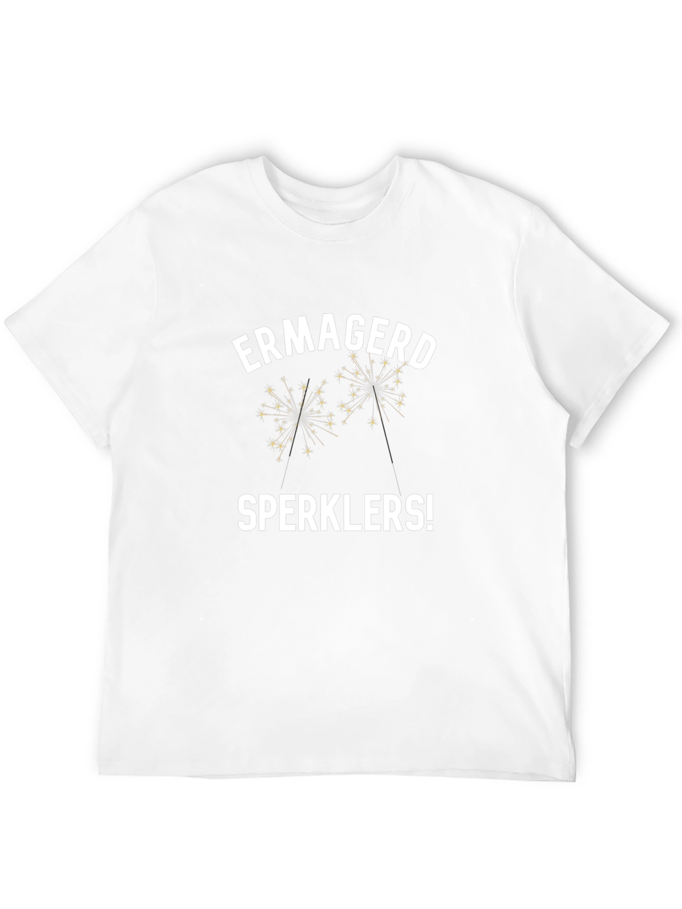 Ermagerd Sperklers! Graphic T-Shirt - Novelty Party Tee
