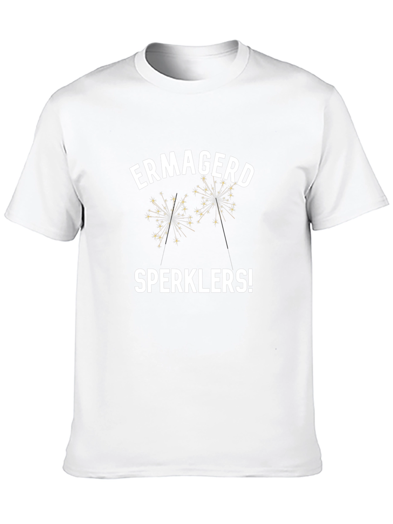 Ermagerd Sperklers! Graphic T-Shirt - Novelty Party Tee