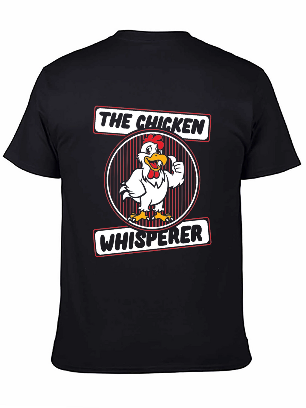 The Chicken Whisperer Graphic Tee - Black