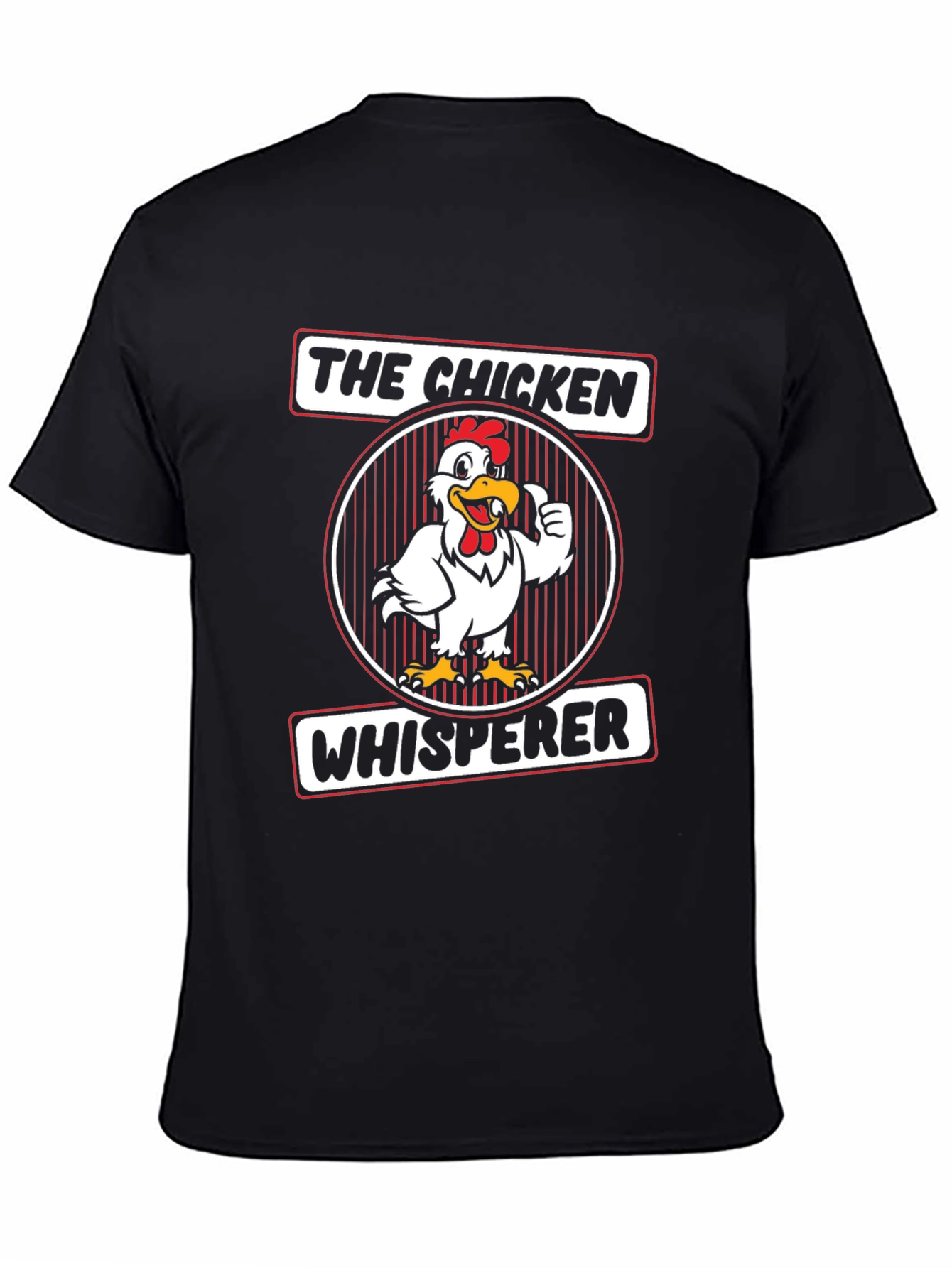 The Chicken Whisperer Graphic Tee - Black