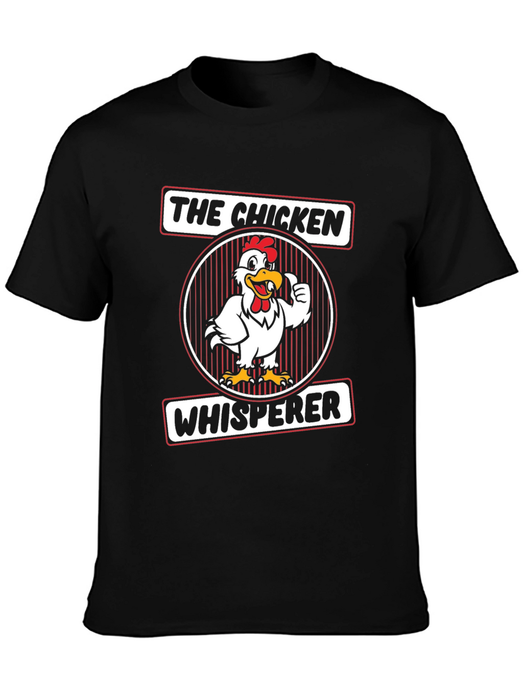 The Chicken Whisperer Graphic Tee - Black